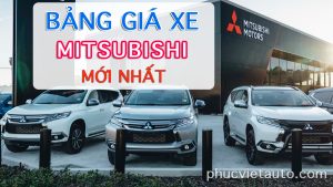 bang gia xe mitsubishi moi nhat 20232425